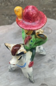 Sifflet terre cuite Figurine Cavalier Siurell Espagne - Imagen 1 de 16