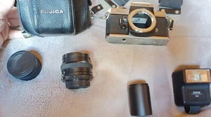 Fujifilm Fujica ST 605N 35mm SLR Film Camera with 55mm Lens - Picture 1 of 9