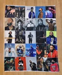 Manta de lana Nipsey Hussle tiro suave cómoda 40""x50"" nueva - Imagen 1 de 3