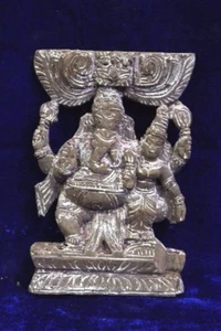Wooden Ganesh Ridhi Carved Panel Vintage Antique Home Decor Collectible - Picture 1 of 6