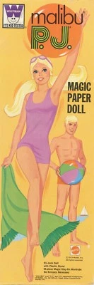 VINTAGE 1972 P.J. PJ MAGIC PAPER DOLL LASER REPRODUCTION~Orig SZE UNCuT FREE S&H
