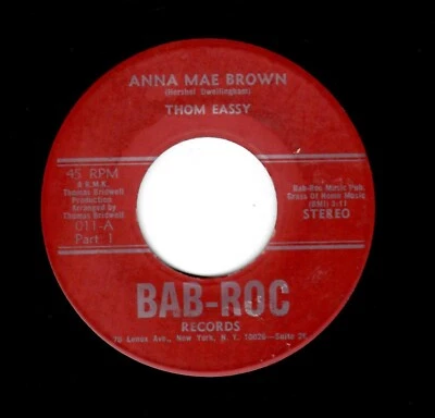 DEEP SOUL/FUNK-THOM EASSY-ANNA MAE BROWN/THE AFTER EFFECT-BAB-ROC 011 - Image 1 of 2