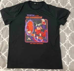 Camisa Portal to the Cat Dimension and Other Nightmares XL Romwe Steven Rhodes - Imagen 1 de 14