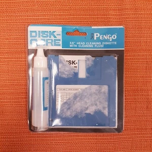 DISK-Care PENGO 3.5" Head CLEANING KIT Diskette with Cleaning fluid - Photo 1/8