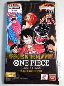 Emperors In The New World Booster Pack One Piece Card Game OP-09 English OP9 - Picture 1 of 2