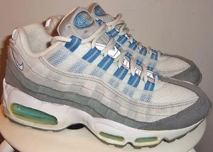 ZAPATOS PARA CORRER NIKE WMNS AIR MAX 95 DE COLECCIÓN 2003 - AZUL OLA (BLANCO/AZUL/GRIS) 7 - Imagen 1 de 6