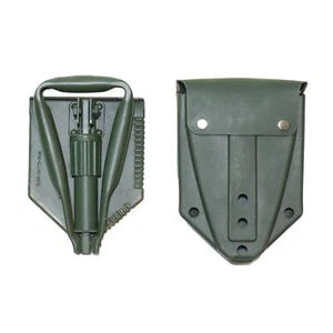Pala Pala Plegable Verde Original Ejército Británico Edición OTAN en Estuche - Imagen 1 de 5
