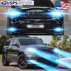 For Jeep Grand Cherokee 2014-2018 6X LED Headlight High Low + Fog Light Bulbs GL - Picture 1 of 12