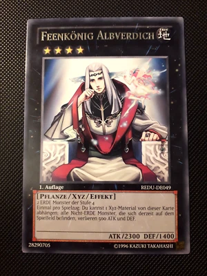 Yu-Gi-Oh! Feenkönig Albverdich, REDU-DE049, Rare, 1. Auflage, Deutsch, Near Mint - Bild 1 von 4