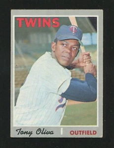 #510 TONY OLIVA, Twins - 1970 Topps: VG, light back crease, good gloss 230690e - Picture 1 of 3