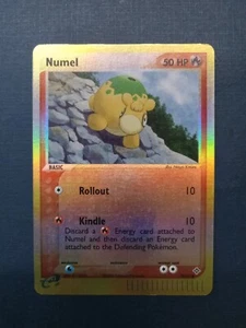 Pokémon 70/97 Numel EX Dragon Reverse Holo Común Casi Nuevo ¡Envío Gratuito!¡! - Imagen 1 de 4