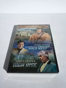 Call of the Wild/Beneath twelve../High Risk (DVD, 3 full features) - Region 1  - Picture 1 of 5