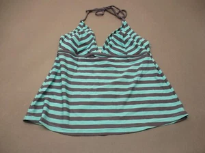 CONVERSE Size XL Womens Multicolor Striped Unlined Wireless Tankini 8C - Picture 1 of 5
