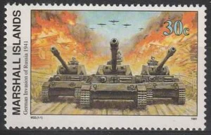 Marshall Islands postfris 1991 MNH 361 - Invasie in Rusland - Bild 1 von 1