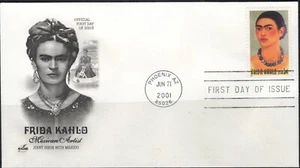 US Scott #3509 FDC, "Frida Kahlo", Unaddressed ArtCraft Cachet - Picture 1 of 1