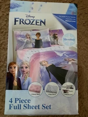 Juego completo de sábanas de microfibra Disney Frozen Magical Spirit 4 piezas (549-50) Foto 1 de 4