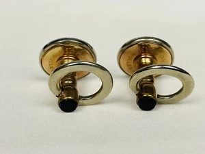 Rolled Gold Plate Vintage HICKOK USA Cuff Links - Picture 1 of 7