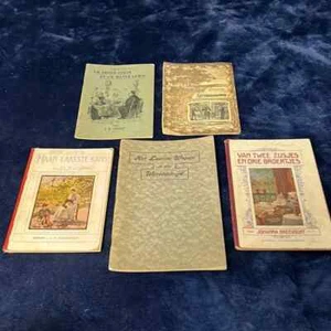 5 Pc Vintage Dutch Books - Imagen 1 de 7