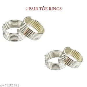 Anillo de dedo del pie de plata ajustable de moda para mujer anillo de varios pies joyería para damas - Imagen 1 de 4