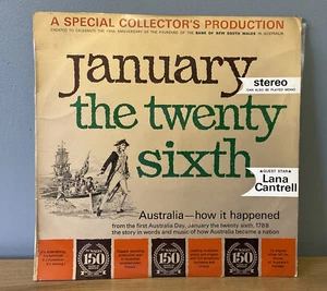 January The Twenty Sixth 12" Vinyl - Special Collectors Production Record Retro - Picture 1 of 8