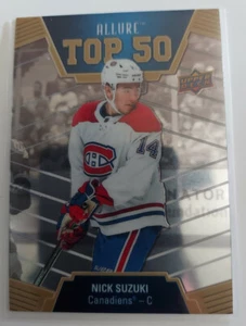 NICK SUZUKI 2019-20 Upper Deck Allure TOP 50 #T50-47 Montreal Canadiens - Picture 1 of 2