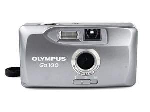Olympus Go 100 Film Camera Compact 35mm Nostalgic LOMO Vibes - Nr. Mint + Extras - Picture 1 of 12