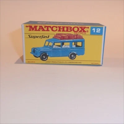 Matchbox Lesney Superfast 12 d Land Rover Safari F-SF1 Style Repro Box - Image 1 of 4