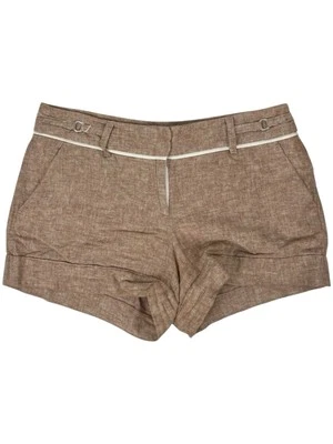 7th Avenue Design Studio Women Size 10 Shorts Brown Color - Image 1 of 4