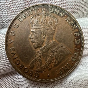 1936 Australia One Penny George V Bronze - Picture 1 of 2
