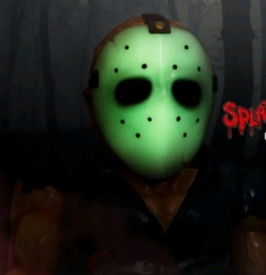 UNBOX INDUSTRIES SPLATTERHOUSE Rick in GLOW MASK GID Sofubi Vinyl Figure - Image 1 of 3