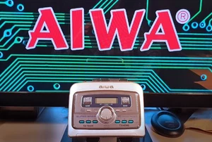 AIWA Portable Radio Cassette Player WALKMAN HS-TX496 - Foto 1 di 19