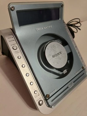 Sony Dream Machine ICF-CD855V  Alarm Clock CD Player Radio TESTED WORKS - Image 1 of 2