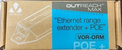 Veracity VOR-ORM Ethernet Range Extender + POE Outreach Max Camera NVR IoT - Image 1 of 2