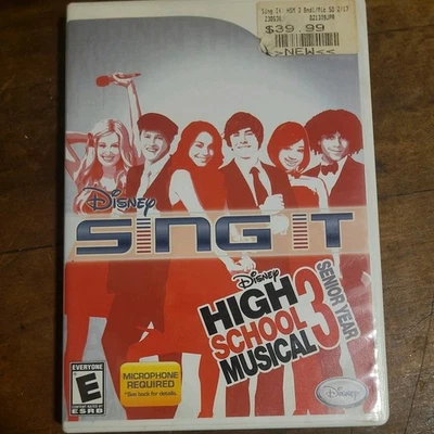 Wii Sing It High School Musical 3 Senior Year Micrófono Incluido Foto 1 de 3