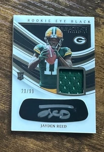 2023 Immaculate Collection Rookie Eye Black Auto Patch Jayden Reed /99 X14697 - Picture 1 of 2