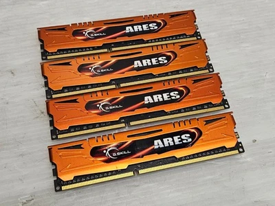 16GB (4x4GB) DDR3, PC3-12800, 1600MHz, 1.5V, G.SKILL ARES, WORKING - Image 1 of 3