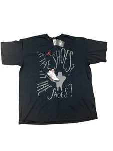 VINTAGE NIKE AIR JORDAN, HERREN T-SHIRT, NAGELNEU MIT ETIKETT, GRÖSSE XL, SCHWARZ Ist Es - Bild 1 von 8