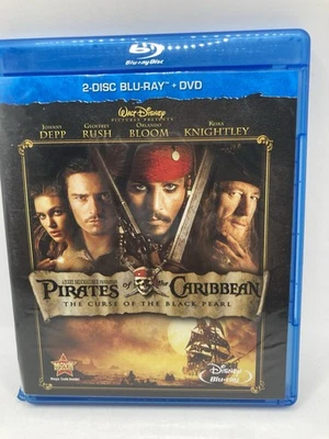 Pirates of the Caribbean: The Curse Of the Black Pearl Blu-ray DVD Bonus Good — 第 1/3 张图片