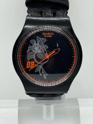 Swatch SUMB101 Sun Twirly Wrist Watch Quartz Plastic Vintage Swiss Made AG 2007 - image 1 of 4