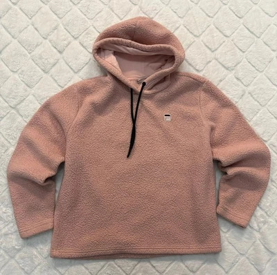 Fila Women’s Pink fleece hoodie size large - Image 1 of 4