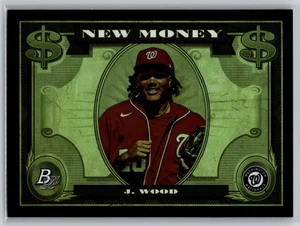 2023 Bowman Platinum - New Money James Wood #NM-12 (RC) - Bild 1 von 2
