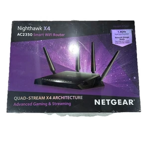 Netgear Nighthawk X4 AC2350 R7500 Smart Wifi Router Quad-Stream Gaming Streaming - Picture 1 of 13