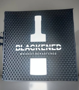 Metallica / Tappetino Bar Servizio Whisky Annerito Rimasterizzato Nuovo - Foto 1 di 3