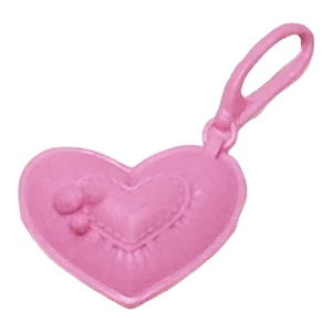 Barbie Wristlet Hand Bag Heart Light Pink Purse Accessory Dollhouse  - Picture 1 of 2