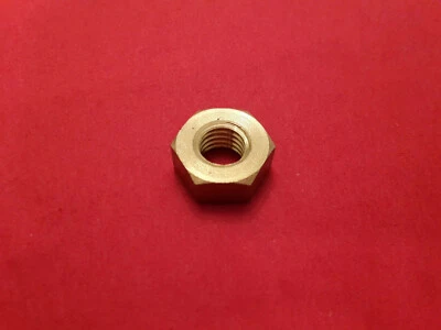 10 Stück Messingmutter M10 Sechskantmutter Messing M10 DIN934 - Bild 1 von 2