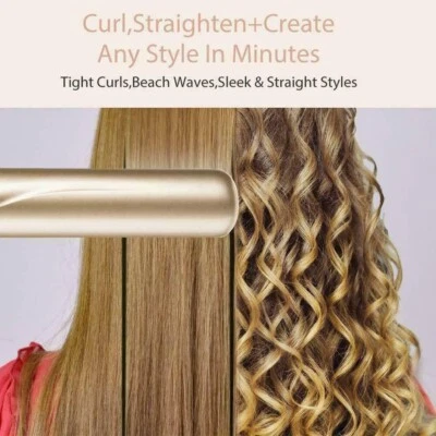 PIASTRA CAPELLI NEW 2 IN 1 IRON PRO ARRICCIACAPELLI PROFESSIONALE 230°C RICCI - Immagine 1 di 3