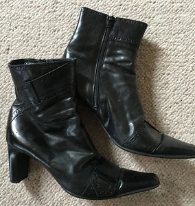 Venturini Stiefelette schwarz 40 mit hohem Absatz Schuhe - Bild 1 von 4