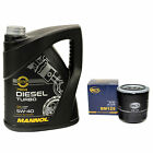 Zestaw oleju silnikowego 5W40 Diesel Turbo 5 litrów + filtr oleju SM118 do Opel Renault Laguna