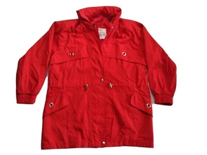 London Fog, Towne Women Hooded Jacket, Size S, Zippered, red - Picture 1 of 8