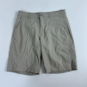 Eddie Bauer TraveX Herrenshorts 33 hellbraun 9" Schrittlänge Freizeit Performance Chino - Bild 1 von 5